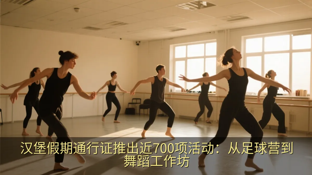 舞蹈工作坊中的参与者练习动作